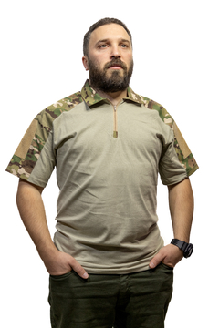 Remera de Combate Manga Corta SeaWolf Tactical Multicam