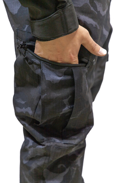 Pantalon Cargo Rip Stop SeaWolf Tactical Selva Negra - Black Hawk Insumos Tácticos