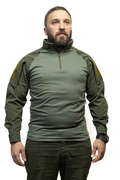 Remera de Combate SeaWolf Tactical Manga Larga Verde