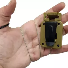 Imagen de Llavero Retractil con Cable de Acero y Clip