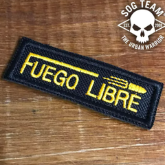Parche Bordado Sog Team Fuego Libre