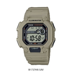 Reloj Casio Iluminator W-737-HX Correa XL