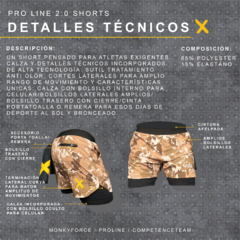 Pro Line 2.0 Camuflado Short Men - monkyforce