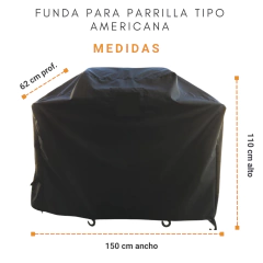 Funda Cubre Parrilla t/Americana Grande (110x150x60) - comprar online