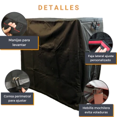 Funda Cubre Parrilla Bbq Grill Campo Grande (102x105x65) en internet