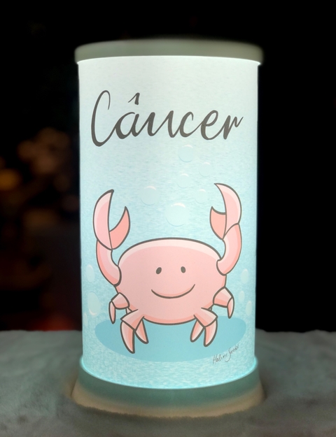 Luminária Signo Câncer - 25cm