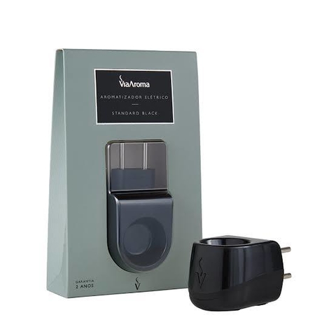 Aromatizador Elétrico Bivolt Standard Via Aroma - Preto