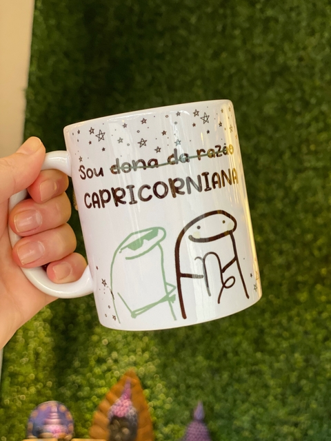 Caneca Meme Signo Capricórnio - 350ml