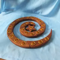 Espiral de celebrações/Aniversário Waldorf (25 espaços) com todos os suportes para velas - comprar online