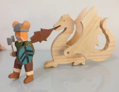 Viking articulado com acessórios