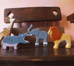 Kit Savana (5 peças) - Brincando em Família Ateliê