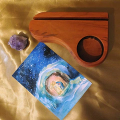 Porta vela e cartão na internet