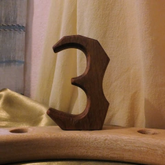 Número 3 para anel de aniversário (cru)