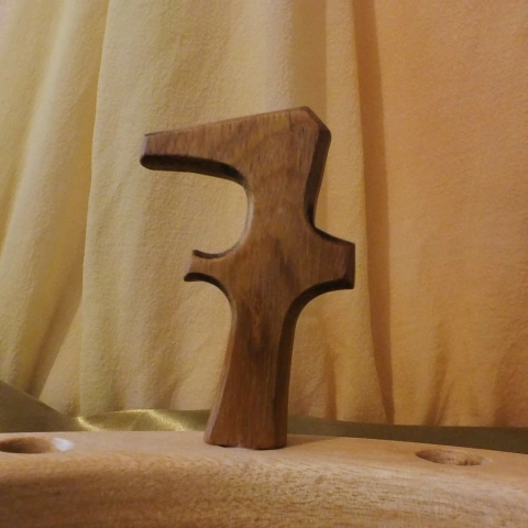 Número 7 para anel de aniversário (cru)