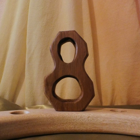 Número 8 para anel de aniversário (cru)