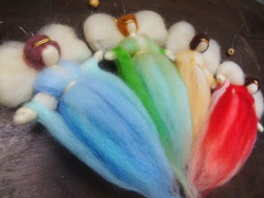 Kit Os 4 anjos do Advento de feltragem. - comprar online