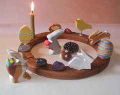 kit ornamentos para anel de celebração - Pascoa (3 unidades)