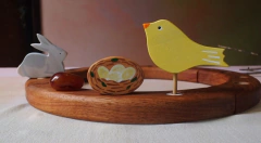 kit ornamentos para anel de celebração - Pascoa (3 unidades) - Brincando em Família Ateliê