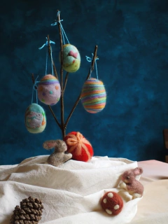 kit ovinhos de feltragem para Osterbaum (6 unidades sortidas) - loja online