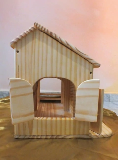 Casinha com estábulo na internet