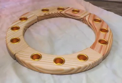 Anel de Aniversário Waldorf em pinus (12 espaços)