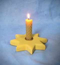 Suporte para vela estrela do Natal (avulso) + suporte metálico para vela na internet