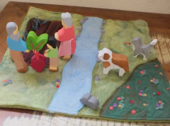 Kit inspirado na história " A beterraba gigante" (nabo/ rabanete) - Brincando em Família Ateliê