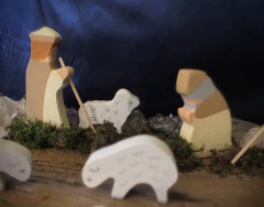 Kit Pastores Marfim - com ou sem ovelhas (itens para presépio) na internet