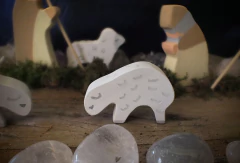 Kit Pastores Marfim - com ou sem ovelhas (itens para presépio) - loja online