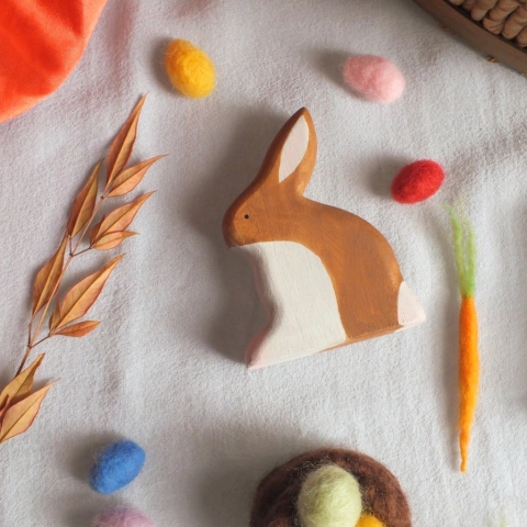 Coelho com manchas marrons (avulso)