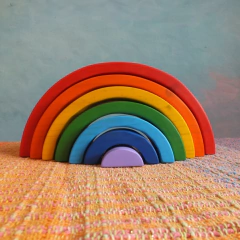 Arco-íris de madeira (7 arcos)