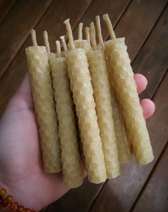 Velas de Cera de abelha pequena/unidade (para anel de aniversário) - comprar online