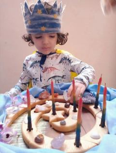 Espiral de celebrações/Aniversário Waldorf (25 espaços)