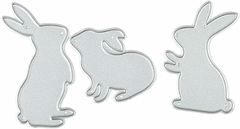 Set de 3 troqueles Conejitos - comprar online