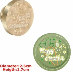 Cabezal sello de lacre Happy Easter