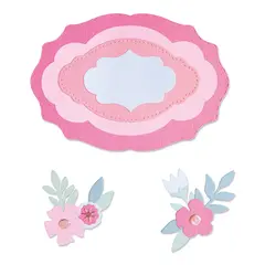 Sizzix Framelits Dies - Layered Labels by Jessica Scott
