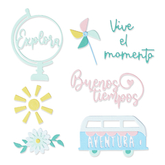 Customer Exclusive Sizzix Thinlits Dies Buenos Tiempos (Good Times) CH4