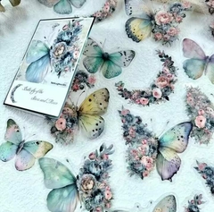 Set de 30 pegatinas PVC Mariposas