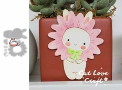 Set de 6 troqueles Conejito en Flor