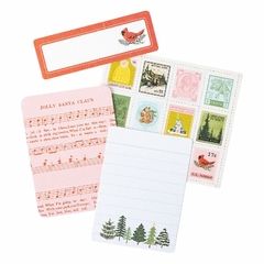 Crate Paper Mittens and Mistletoe Collection Ephemera Journaling Cards with Gold Foil Accents - comprar online