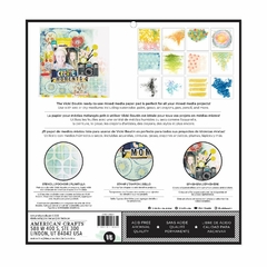 Vicki Boutin Print Shop Collection 12 x 12 Paper Pad Painted Backgrounds with Gold Foil Accents - comprar online