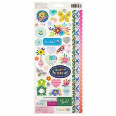 Page Evans Blooming Wild 6" x 12" Stickers - comprar online