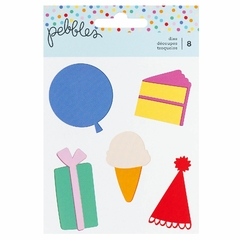 Pebbles All The Cake 3 x 4 Metal Die Set