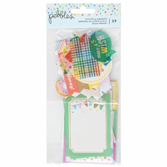 Pebbles All The Cake Ephemera Icons Gold Foil