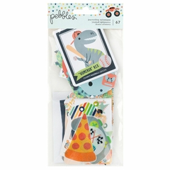 Pebbles Cool Boy Ephemera Journaling