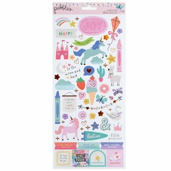 Pebbles Cool Girl 6x12 Stickers