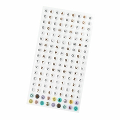Pebbles Cool Girl Puffy Alpha Gold Foil - comprar online