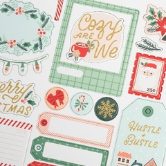 Busy Sidewalks Chipboard Stickers 12"X12" Icons & Phrase - comprar online