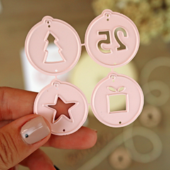 Set de troqueles Mini etiqueta navidad MAZAPÁN