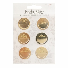 Maggie Holmes Garden Party Circle Paper Clips 6/Pkg Gold